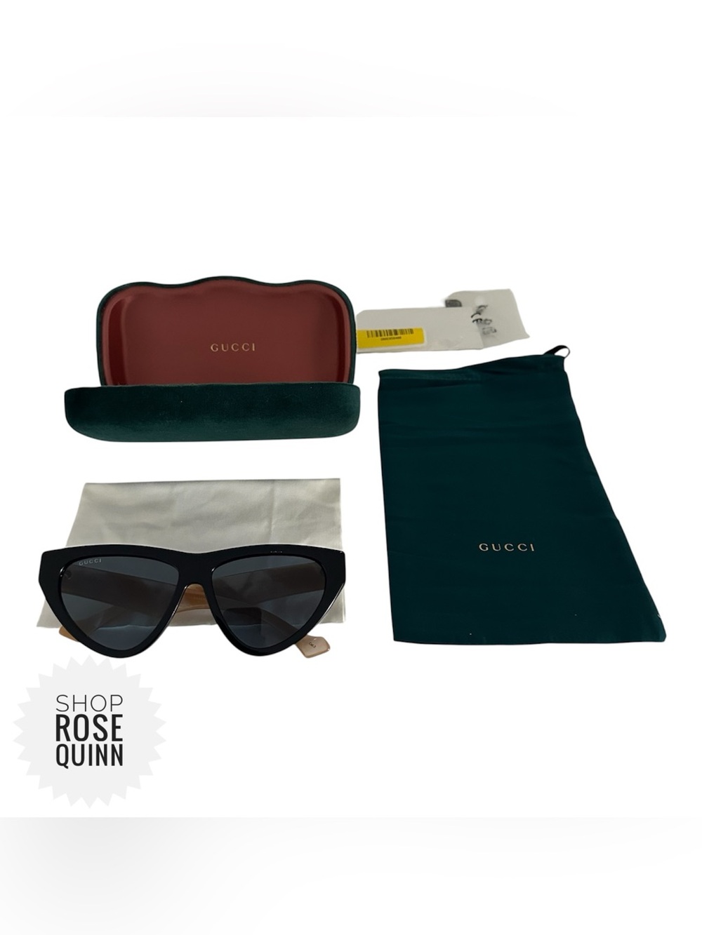GUCCI | GG1333S Black With Light Brown/Blue (004) Sunglasses